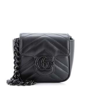 Gucci Gg Marmont Flap Belt Bag #218360G12B